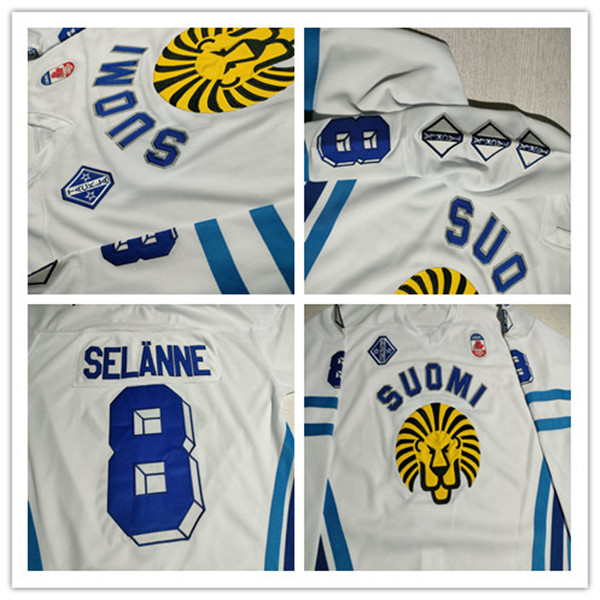 Rare Vintage Suomi 2002 Teemu Selanne Team Finland Canada Cup Hockey Jersey White Personalized Men Youth Women Any Name Number S-5XL, Mens(s-5xl)
Rare Vintage Suomi 2002 Teemu Selanne Team Finland Canada Cup Hockey Jersey White Personalized Men Youth Women Any Name Number S-5XL, Mens(s-5xl)