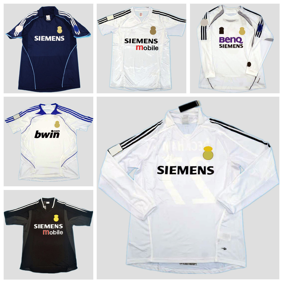 04 05 06 07 08 SOCCER JERSEYS maillot classic vintage camisetas football shirts Uniforms UCL men home away CARLOS ZIDANE RONALDO RAUL FIGO BECKHAM GUTI V.NISTELROOY, 06/07 home short sleeve league
04 05 06 07 08 SOCCER JERSEYS maillot classic vintage camisetas football shirts Uniforms UCL men home away CARLOS ZIDANE RONALDO RAUL FIGO BECKHAM GUTI V.NISTELROOY, 06/07 home short sleeve league