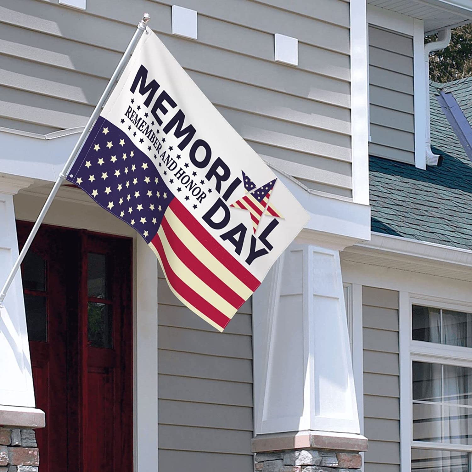 Memorial Day Flag 3x5 Ft Waterproof Banner With Brass Grommets For Outdoor Indoor Decoration
Memorial Day Flag 3x5 Ft Waterproof Banner With Brass Grommets For Outdoor Indoor Decoration