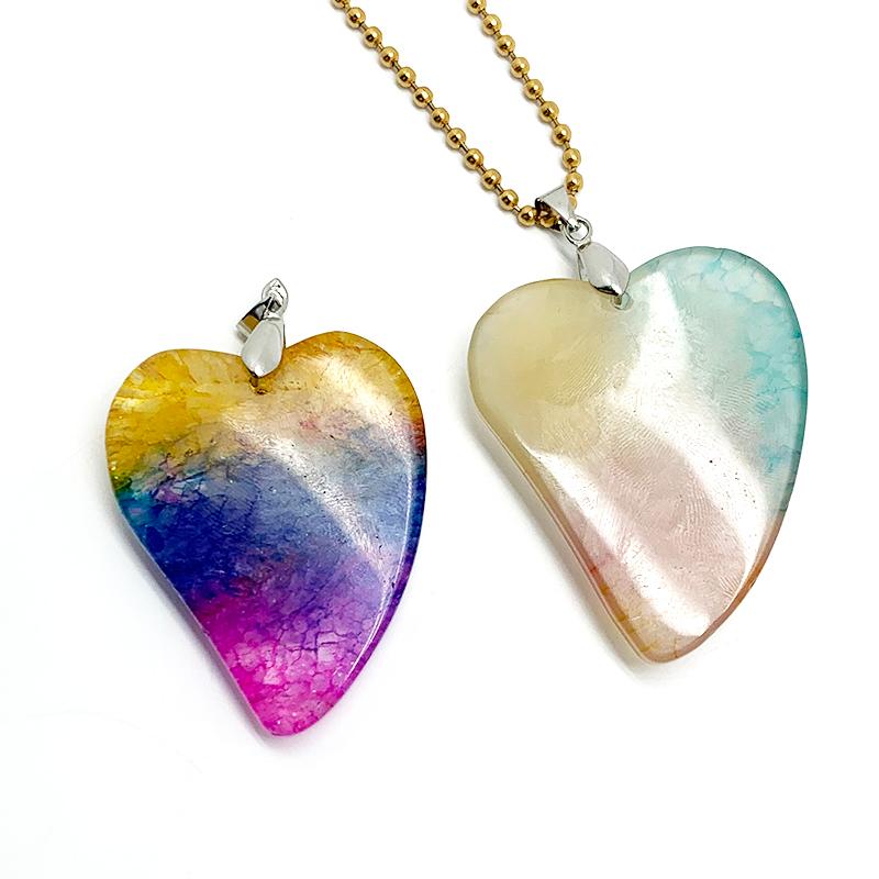 Pendant Necklaces Momiji Heart Natural Stone Necklace For The Women Fashion Healing Crystal Stones Jewelry Birthday Gifts
Pendant Necklaces Momiji Heart Natural Stone Necklace For The Women Fashion Healing Crystal Stones Jewelry Birthday Gifts