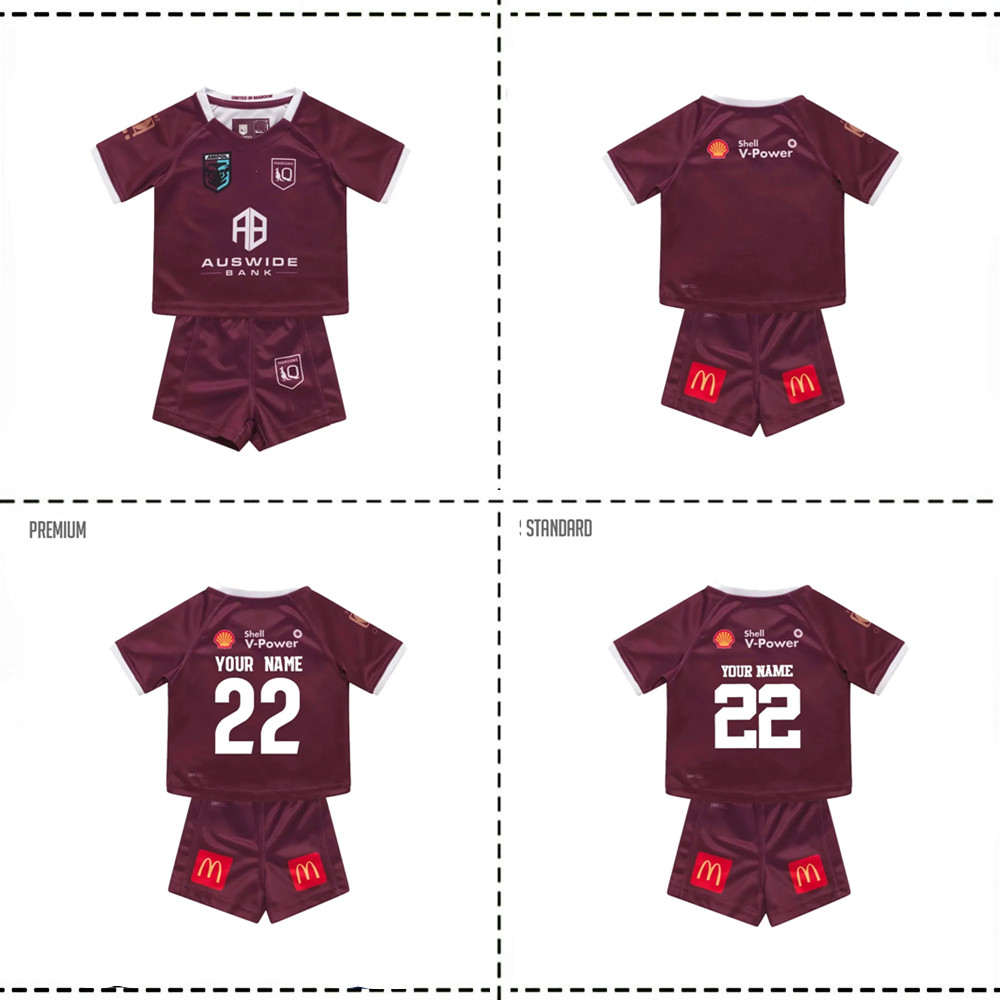 2022 QLD Maroons 2022 Infant Jersey Set 2022/23 QUEENSLAND MAROONS STATE OF ORIGIN JERSEY KIDS KIT JERSEY size 16---26
2022 QLD Maroons 2022 Infant Jersey Set 2022/23 QUEENSLAND MAROONS STATE OF ORIGIN JERSEY KIDS KIT JERSEY size 16---26