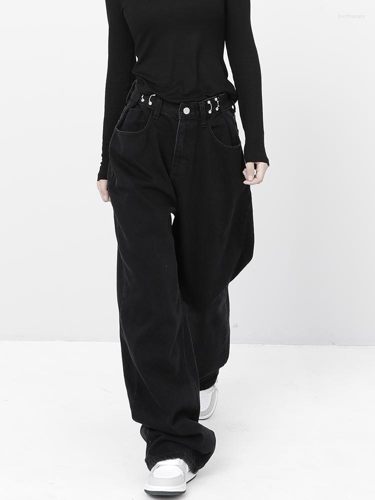 Men' Jeans High Waist Women Black Pants Streetwear Wide Leg Trouser Straight Fashion Mom Denim PantsMen' Bert22
Men' Jeans High Waist Women Black Pants Streetwear Wide Leg Trouser Straight Fashion Mom Denim PantsMen' Bert22