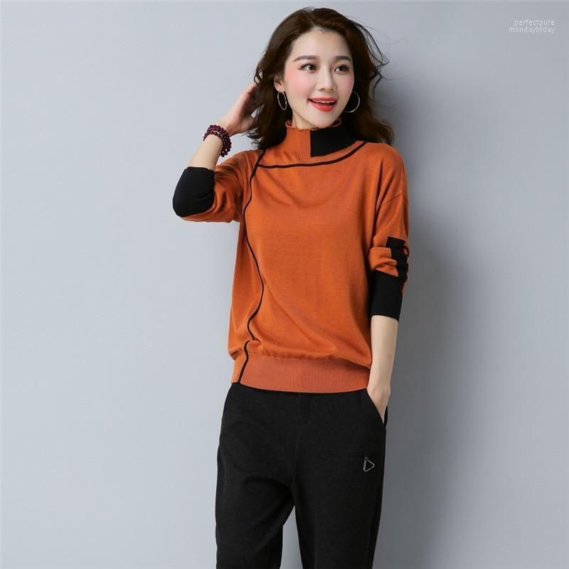Women's Sweaters 2022 Autumn And Winter Knitted Korean Version Leisure Loose Long Sleeve Sweater Bottom Blouse Pure Perf22, Black
Women's Sweaters 2022 Autumn And Winter Knitted Korean Version Leisure Loose Long Sleeve Sweater Bottom Blouse Pure Perf22, Black
