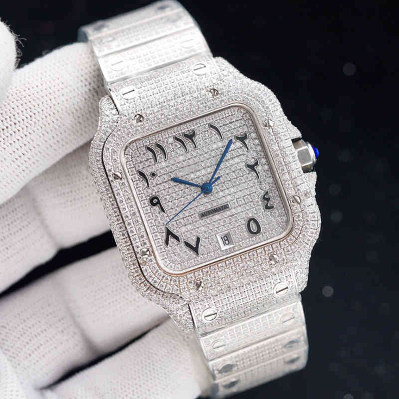 Diamond Mens Watch Automatic Mechanical Sapphire Watch 40MM Busins Wristwatch Stainls Steel Belt Montre de Luxe GiftsGAX3, Colour 5
Diamond Mens Watch Automatic Mechanical Sapphire Watch 40MM Busins Wristwatch Stainls Steel Belt Montre de Luxe GiftsGAX3, Colour 5