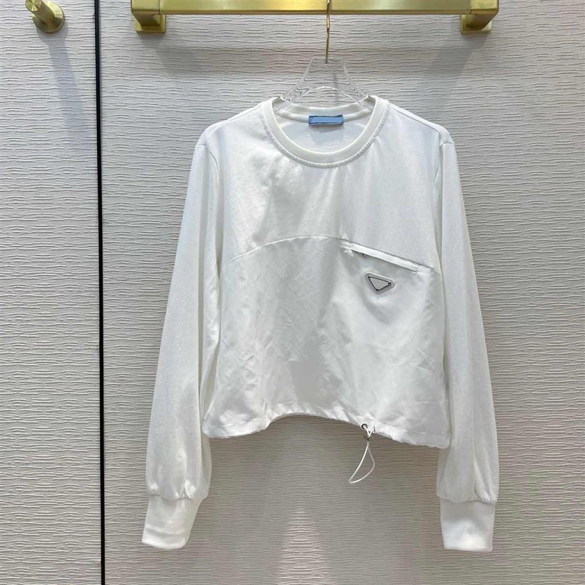 Women' T-shirt long sleeve designer shirt fashion inverted triangle letter thin sweater high quality lady short top Size -L260o, Make up for price
Women' T-shirt long sleeve designer shirt fashion inverted triangle letter thin sweater high quality lady short top Size -L260o, Make up for price