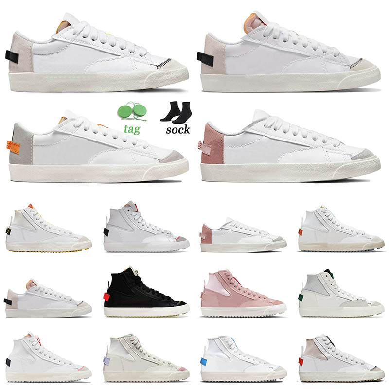 High Low Tops Blazer Mid 77 Running Shoes Jumbo White Black Sail University Blue Floral Sunflower Green Habanero Red Dark Russet Womens Mens Sneakers Trainers, C23 white black sail low 36-45
High Low Tops Blazer Mid 77 Running Shoes Jumbo White Black Sail University Blue Floral Sunflower Green Habanero Red Dark Russet Womens Mens Sneakers Trainers, C23 white black sail low 36-45