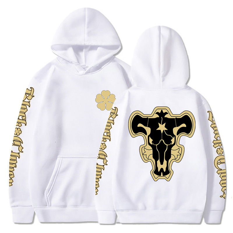 Anime Black Clover Black Bulls Squad Emblem Hoodies Yami Asta Magic Knights Sweatshirts Tops Pullovers Sudadera felpa moletom 220805