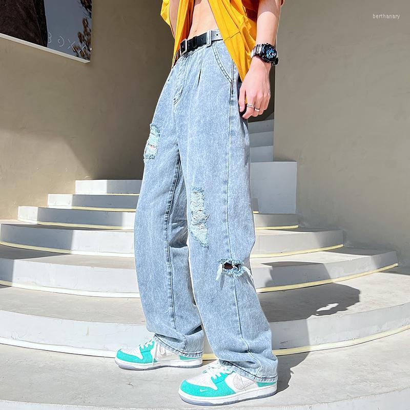 Men' Jeans Men' Fashion Solid Color Blue Hole Retro Style Loose Casual Pants Streetwear Hip Hop Trousers Plus Size M-2XLMen' Bert22
Men' Jeans Men' Fashion Solid Color Blue Hole Retro Style Loose Casual Pants Streetwear Hip Hop Trousers Plus Size M-2XLMen' Bert22