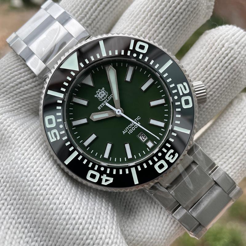 Wristwatches Arrival ! SD1976P SteelDive Brand 48MM One-Piece Case NH35A Automatic Movement Sapphire 1000m Dive Watch Men OEM, 76p-bl-05l blue
Wristwatches Arrival ! SD1976P SteelDive Brand 48MM One-Piece Case NH35A Automatic Movement Sapphire 1000m Dive Watch Men OEM, 76p-bl-05l blue