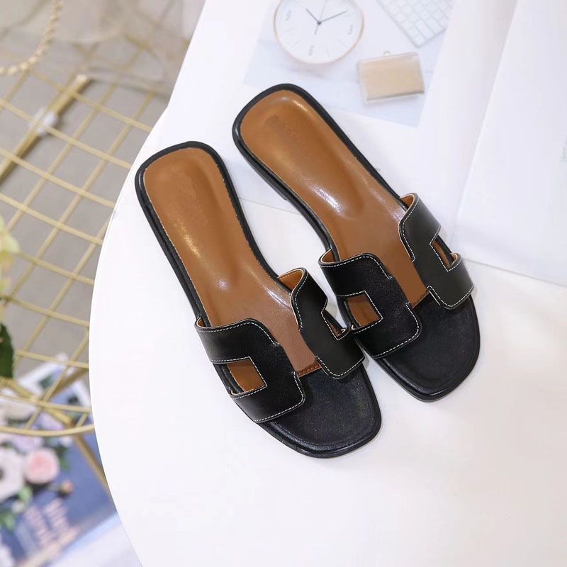 2022 Summer women's slippers travel outside wear flat beach sandals plus size women shoes all-match leather one-word slippers, 16
2022 Summer women's slippers travel outside wear flat beach sandals plus size women shoes all-match leather one-word slippers, 16