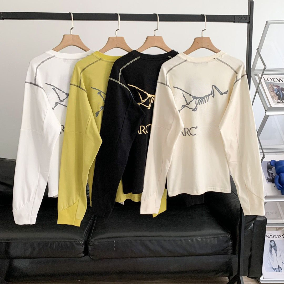 ARC Designer Tops Autumn/Winter Men' Sweatshirts Classic Back Letter Print Round Neck Pullovers High Quality Couples Long Sleeve Shirts Thin Jackets XL, Yellow
ARC Designer Tops Autumn/Winter Men' Sweatshirts Classic Back Letter Print Round Neck Pullovers High Quality Couples Long Sleeve Shirts Thin Jackets XL, Yellow