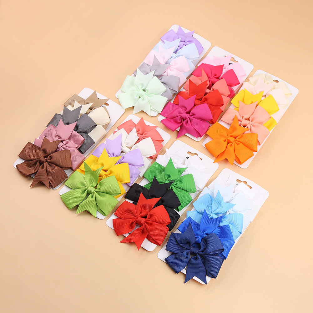 4Pcs/Set 7.5cm Bullet Hair Clip Safety Hairpins Newborn Baby Girl Solid Bow Hairgrips BB Barrettes Korean Headwear, Options
4Pcs/Set 7.5cm Bullet Hair Clip Safety Hairpins Newborn Baby Girl Solid Bow Hairgrips BB Barrettes Korean Headwear, Options