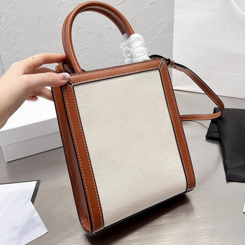 Mini Canvas Totes Bag Patchwork Handbag Split Shoulder Crossbody Bags Leather Thread Letter Triomphe Printing Detachable Belt Strap Fashion Lady Shop Purse, Box
Mini Canvas Totes Bag Patchwork Handbag Split Shoulder Crossbody Bags Leather Thread Letter Triomphe Printing Detachable Belt Strap Fashion Lady Shop Purse, Box