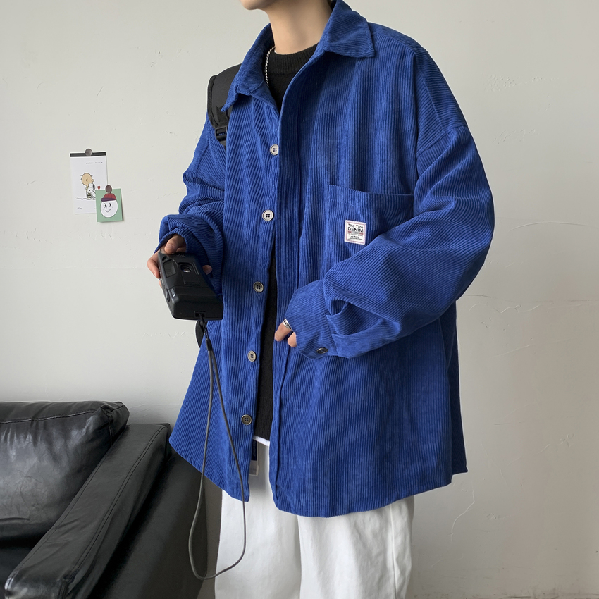 Corduroy Men Shirts For Men Clothing Harajuku Black Shirt Korean Style Men Shirt Long Sleeve Vintage Clothes Streetwear 3XL, 15gray
Corduroy Men Shirts For Men Clothing Harajuku Black Shirt Korean Style Men Shirt Long Sleeve Vintage Clothes Streetwear 3XL, 15gray