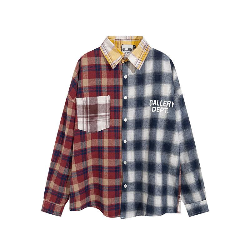 Men' Casual Shirts Autumn High Street Hip Hop Color Matching Loose Harajuku Style Men Women Long Sleeved ShirtsMen, Black
Men' Casual Shirts Autumn High Street Hip Hop Color Matching Loose Harajuku Style Men Women Long Sleeved ShirtsMen, Black