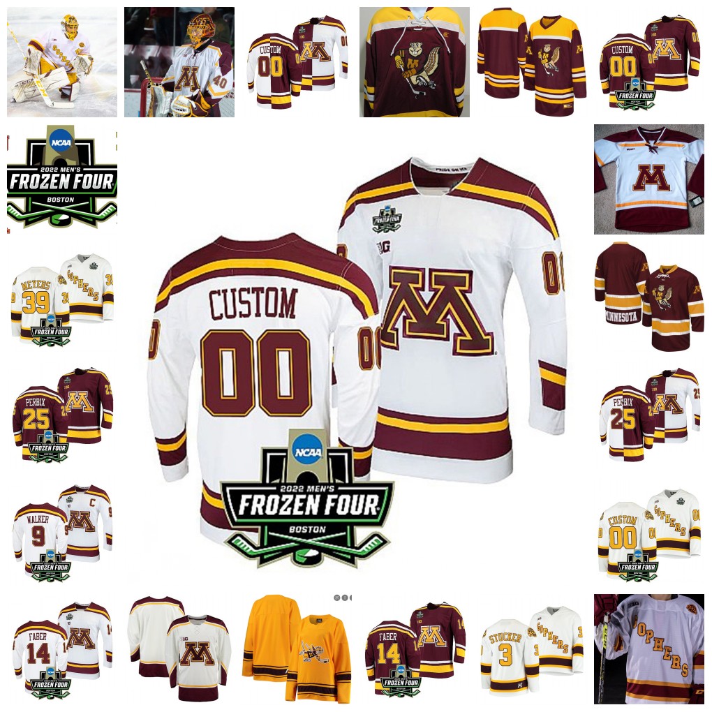 2022 NCAA Frozen Four Championship Minnesota Golden Gophers Hockey Jersey Custom 19 Vinni Lettieri 5 Nick Leddy 25 Justin Kloos 81 Phil Kessel 6 Erik Johnson Jerseys, 10
2022 NCAA Frozen Four Championship Minnesota Golden Gophers Hockey Jersey Custom 19 Vinni Lettieri 5 Nick Leddy 25 Justin Kloos 81 Phil Kessel 6 Erik Johnson Jerseys, 10