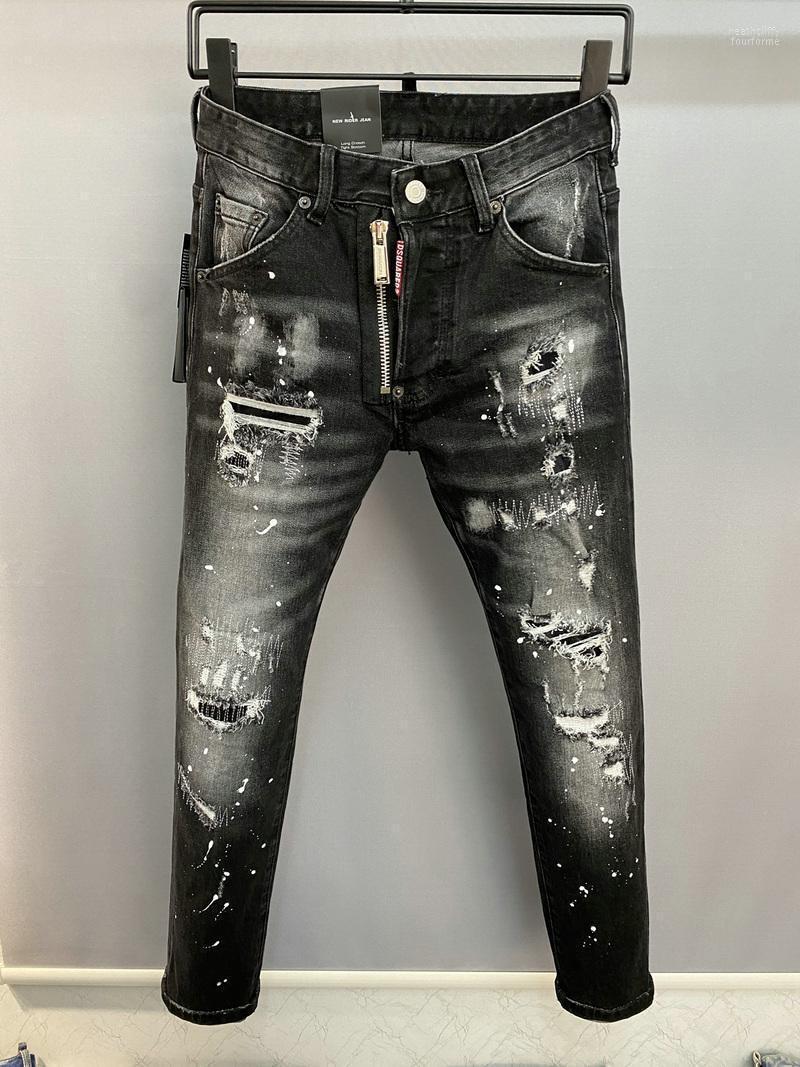 Men's Jeans Men/Women Fashion Ripped Zipper Decoration Slim Stitching Paint Feet PantsMen's Heat22, As shown
Men's Jeans Men/Women Fashion Ripped Zipper Decoration Slim Stitching Paint Feet PantsMen's Heat22, As shown