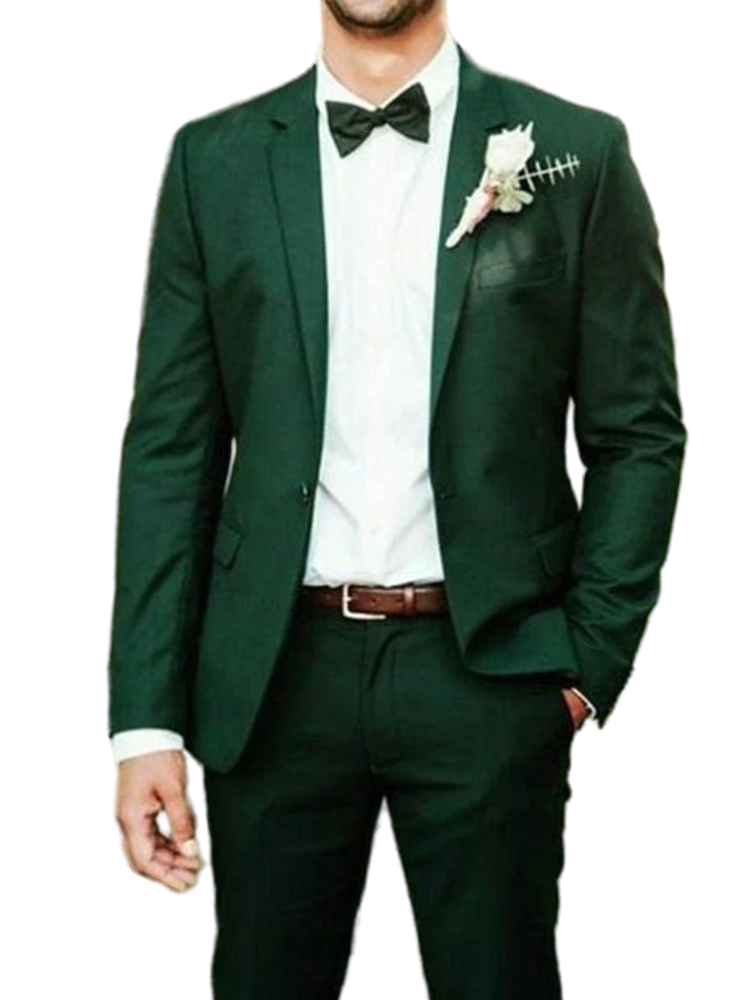 Handsome Garden Country Green Wedding Tuxedos Slim Fit Formal Groom Wear Mens Prom Party Suits 2 Piece Summer Man Groomsmen Prom Blazer Jacket Pant 20