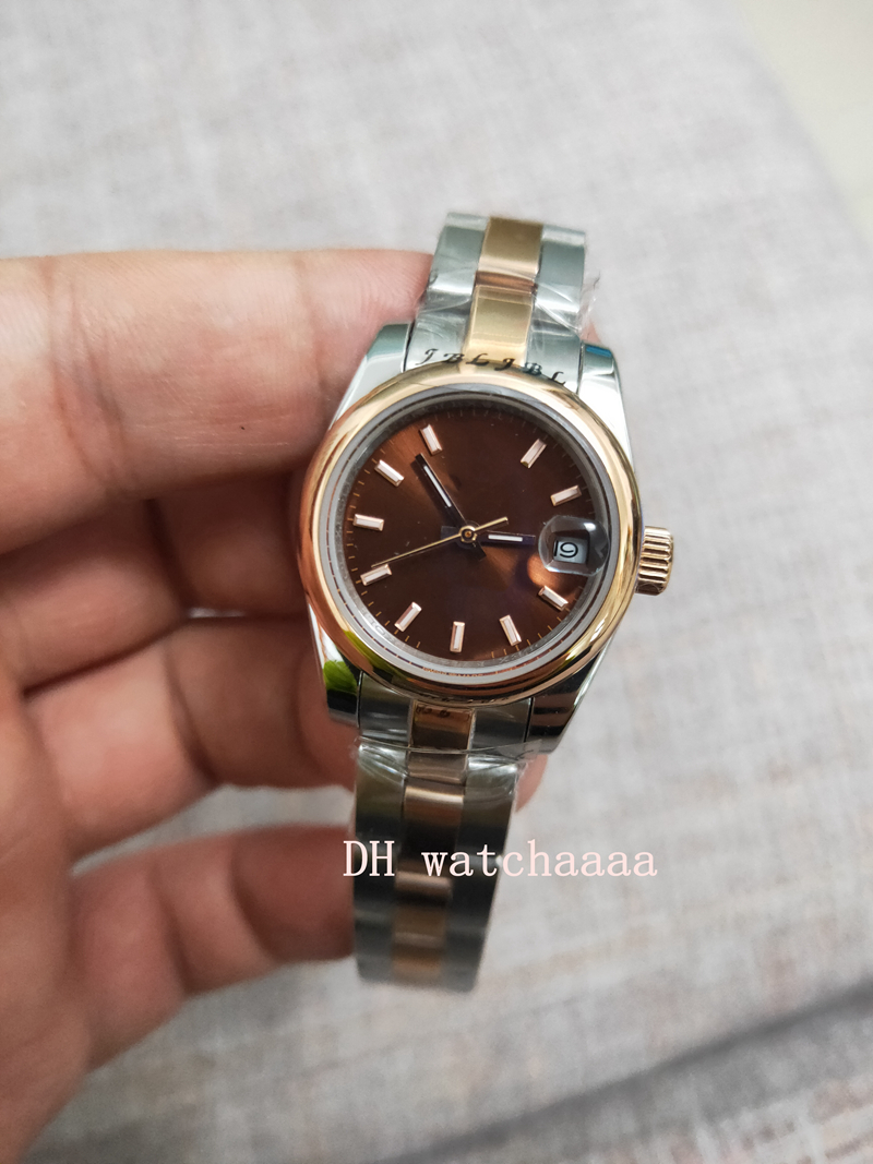 Factory Watch 26 31mm 2813 Automatic Movement 278274 Brown Dial Sapphire Glass Luminous Stainless Steel Watch Bracelet Ladies, Customize
Factory Watch 26 31mm 2813 Automatic Movement 278274 Brown Dial Sapphire Glass Luminous Stainless Steel Watch Bracelet Ladies, Customize