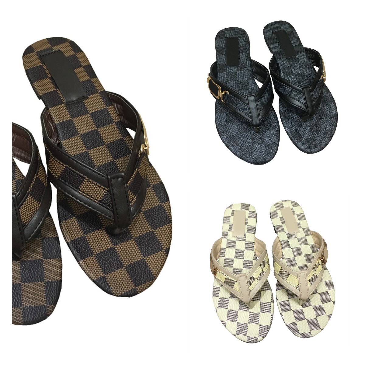 2022 Luxury Designer Slides Oran Sandals checkerboard Slippers Women US 4-11 Big Size Flats Flip Flops Leather thong buckle beach Shoes Ladies dress party shoe, Fill postage
2022 Luxury Designer Slides Oran Sandals checkerboard Slippers Women US 4-11 Big Size Flats Flip Flops Leather thong buckle beach Shoes Ladies dress party shoe, Fill postage