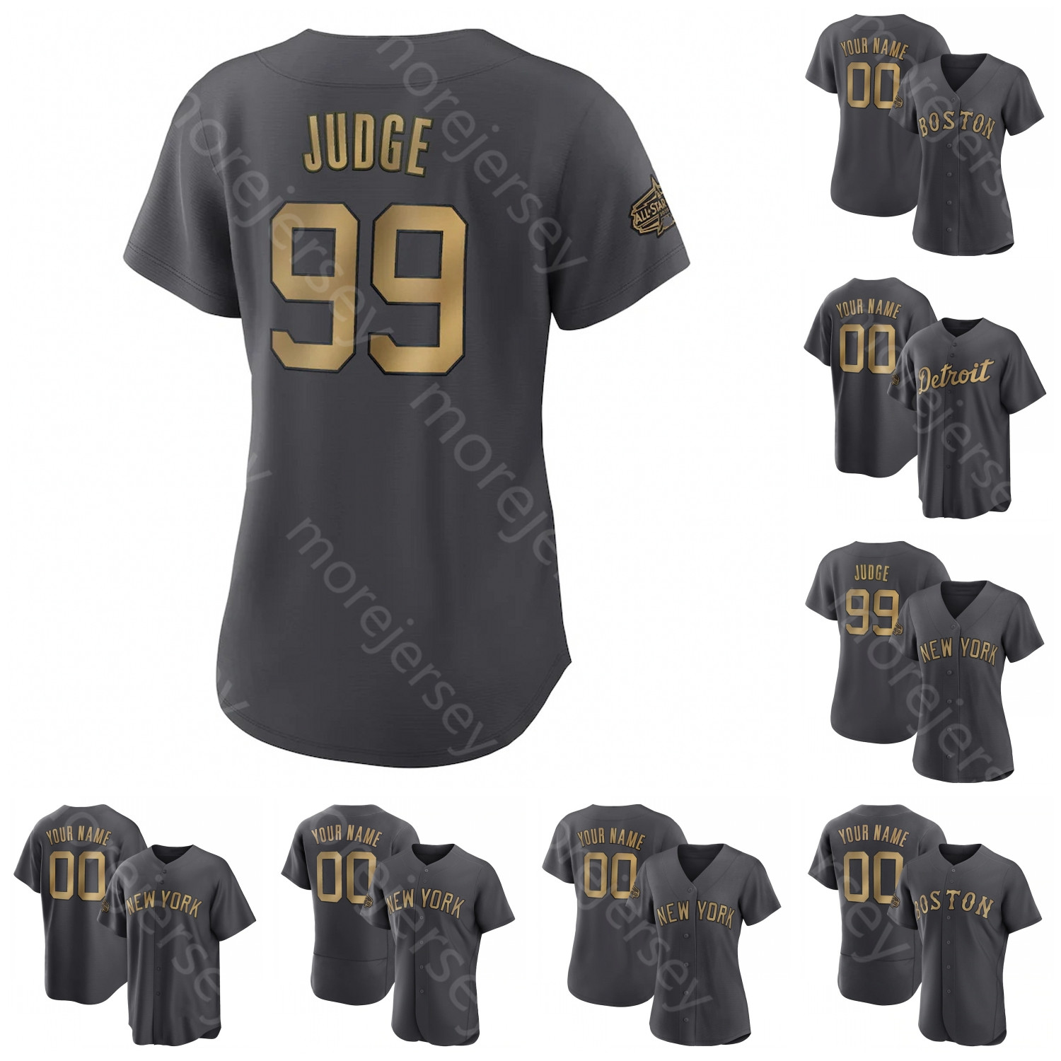 2022 All-Star Jersey Rafael Devers Bogaerts Martinez Tim Anderson Aaron Judge Giancarlo Stanton Trevino Nestor Cortes Gerrit Cole Holmes Miguel Cabrera Soto, Women grey
2022 All-Star Jersey Rafael Devers Bogaerts Martinez Tim Anderson Aaron Judge Giancarlo Stanton Trevino Nestor Cortes Gerrit Cole Holmes Miguel Cabrera Soto, Women grey
