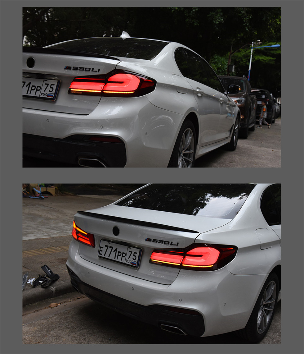 Auto Tail Lamp For G38 LED Tail Light Assembly 18-21 M5 525i 530i 535i 540i G30 F90 Rear Fog Brake Turn Signal Lights