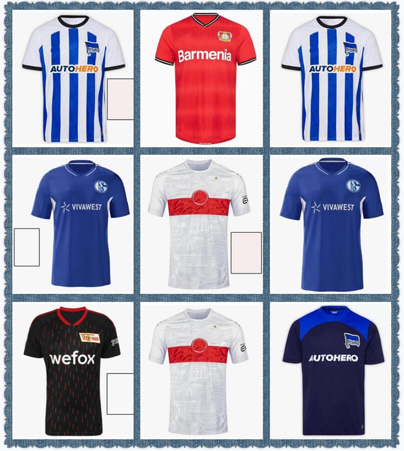 FC Union Berlin Soccer Jerseys Bayer Leverkusen Hertha Home Red FRIEDRICH CUNHA TRIMMEL 22 23 Away 3rd Soccer Shirt Customized Football Uniforms 2022 2023
FC Union Berlin Soccer Jerseys Bayer Leverkusen Hertha Home Red FRIEDRICH CUNHA TRIMMEL 22 23 Away 3rd Soccer Shirt Customized Football Uniforms 2022 2023