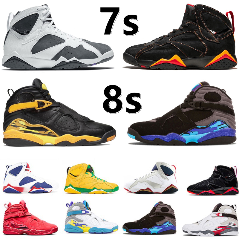 Jumpman 7 8 men Basketball Shoes 7s Citrus Bordeaux Topaz Mist Patent Hare Flint 8s Taxi Aqua Raid South Beach Three Peat 3M Reflective Mens Trainers Sports Sneakers, Pay for box
Jumpman 7 8 men Basketball Shoes 7s Citrus Bordeaux Topaz Mist Patent Hare Flint 8s Taxi Aqua Raid South Beach Three Peat 3M Reflective Mens Trainers Sports Sneakers, Pay for box