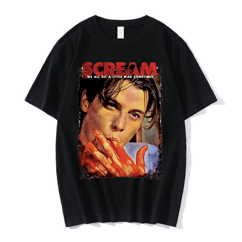 Men's T-Shirts Scream Movie 90s Horror Shirt Billy Loomis T Halloween We All Go A Little Mad Shirts TopsMen's, Red
Men's T-Shirts Scream Movie 90s Horror Shirt Billy Loomis T Halloween We All Go A Little Mad Shirts TopsMen's, Red