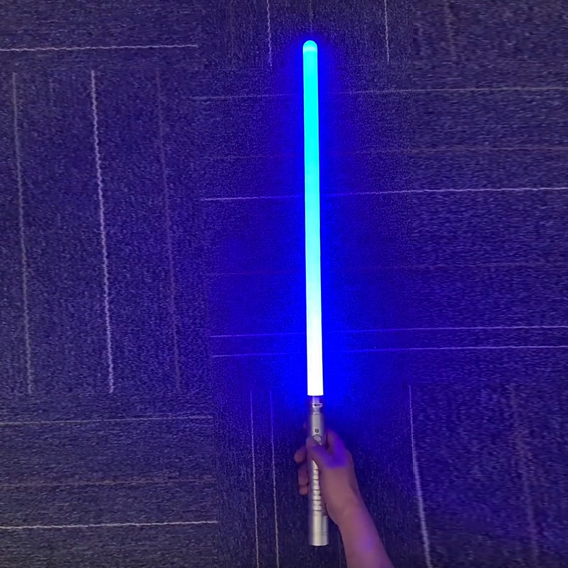 75cm Lightsaber RGB 7 Colors Change Metal Handle Laser Sword Heavy Dueling Sound Light Collision discoloration Cosplay Props 220615, Black
75cm Lightsaber RGB 7 Colors Change Metal Handle Laser Sword Heavy Dueling Sound Light Collision discoloration Cosplay Props 220615, Black