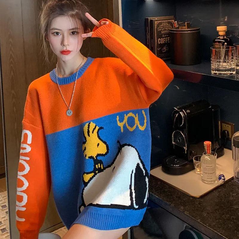 Women's Sweaters Thick Autumn And Winter Lazy College Style Sweater Wild Large Size Loose Outer Wear Fashion Hedging Hong Kong-Style, White;black
Women's Sweaters Thick Autumn And Winter Lazy College Style Sweater Wild Large Size Loose Outer Wear Fashion Hedging Hong Kong-Style, White;black