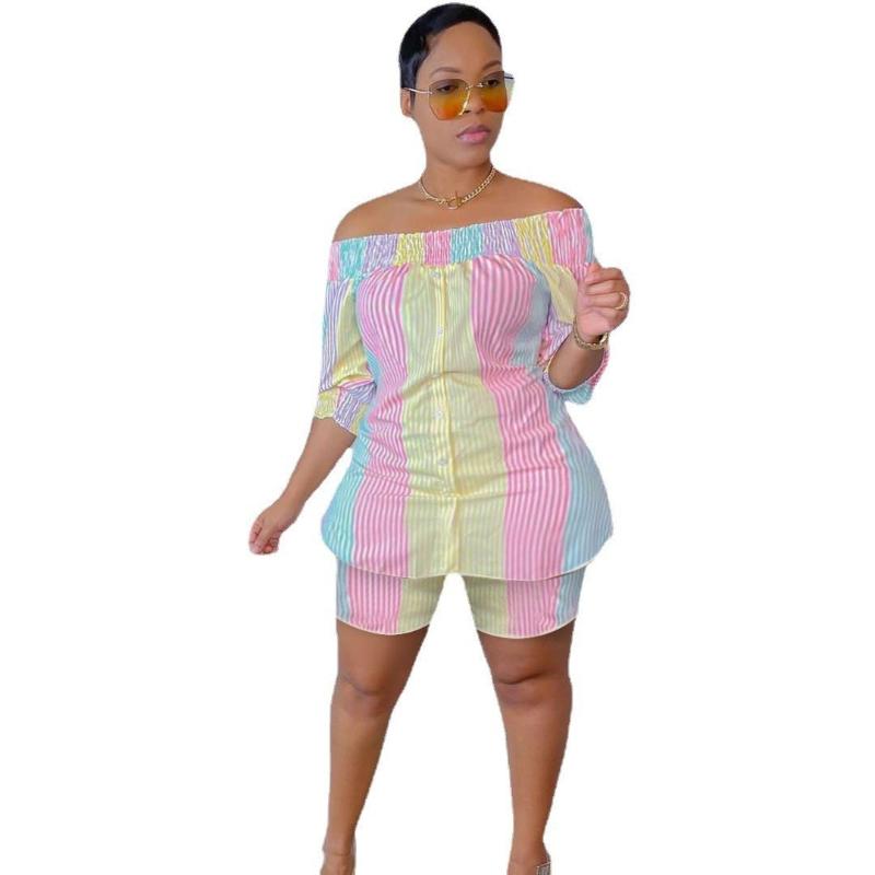 Women's Tracksuits Cutubly 2 Pieces Suits Striped Plus Size Women Clothing Summer Two Piece Set Crop Top And Pants Sets Outfits Woman Sexy P, Yellow
Women's Tracksuits Cutubly 2 Pieces Suits Striped Plus Size Women Clothing Summer Two Piece Set Crop Top And Pants Sets Outfits Woman Sexy P, Yellow
