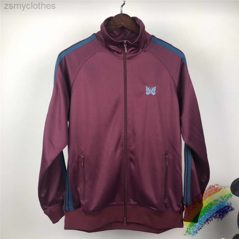 AWGE Needles Jacket Men Women High Quality Butterfly Embroidery Velvet Ribbon Striped AWGE Needles Jacket
AWGE Needles Jacket Men Women High Quality Butterfly Embroidery Velvet Ribbon Striped AWGE Needles Jacket