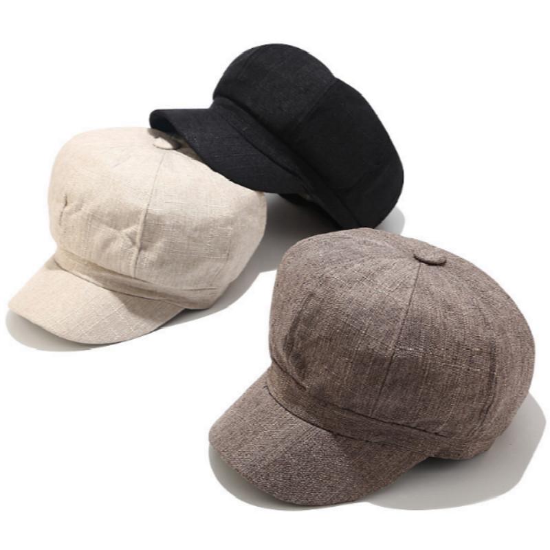 Berets Breathable Cotton Linen Summer Painter Hat Solid Vintage Octagonal Cap Blank Retro Sboy Beret Women Girl Visor BoneBerets, Black
Berets Breathable Cotton Linen Summer Painter Hat Solid Vintage Octagonal Cap Blank Retro Sboy Beret Women Girl Visor BoneBerets, Black