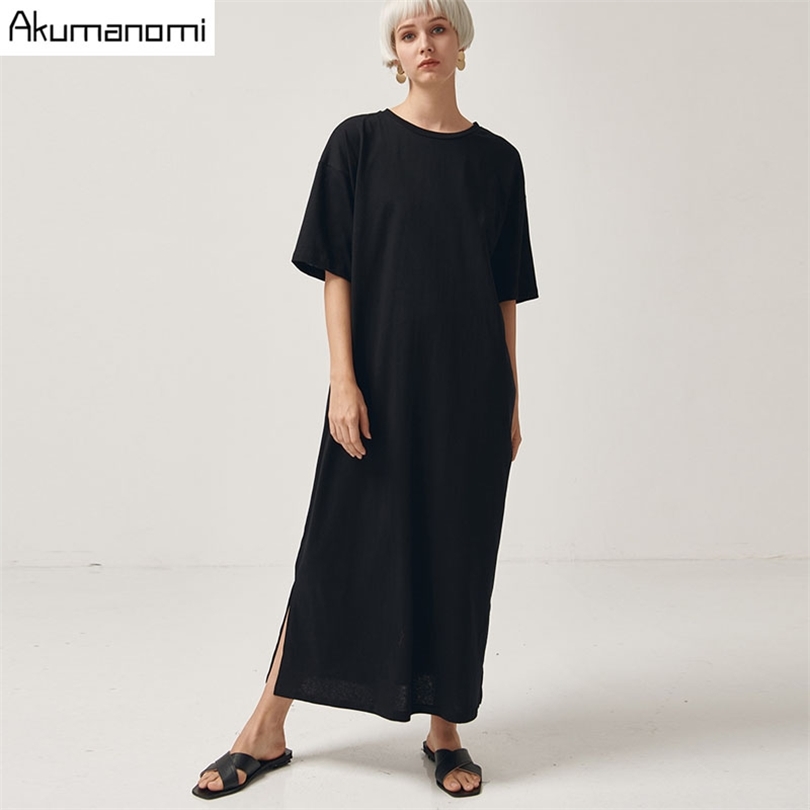 Black Cotton Long Dresses Ladies Plus Size Women Xxxl 4xl 5xl 6xl 7xl O neck Short Sleeve Befree Maxi Casual Dress Tops 220601
Black Cotton Long Dresses Ladies Plus Size Women Xxxl 4xl 5xl 6xl 7xl O neck Short Sleeve Befree Maxi Casual Dress Tops 220601