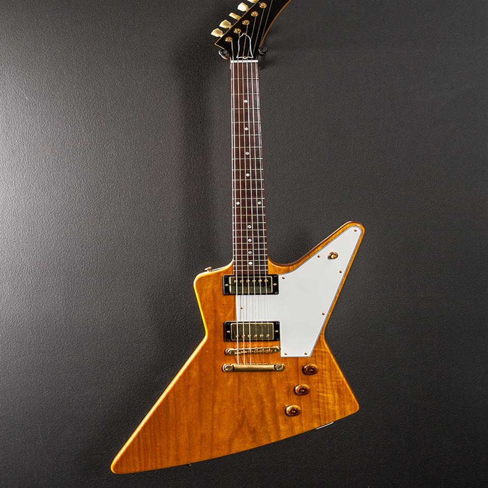 Rare50 Anniversary 58 Reissue Natural Korina Explorer Electric Guitar Rounded 50s Shaped KorinaNeck Tuilp Tuners Gold Hardware 2486
Rare50 Anniversary 58 Reissue Natural Korina Explorer Electric Guitar Rounded 50s Shaped KorinaNeck Tuilp Tuners Gold Hardware 2486