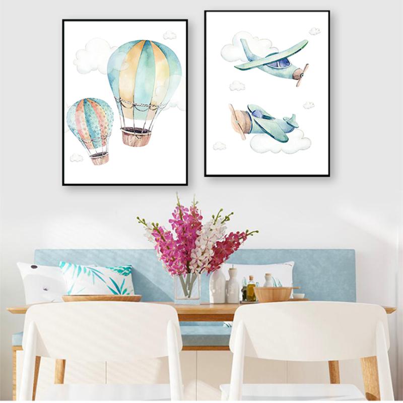 Paintings Wall Picture Nordic Kids Boy Bedroom Decoration Child Adventure Poster Print Watercolor Artwork Airplane Balloon Canvas Painting
Paintings Wall Picture Nordic Kids Boy Bedroom Decoration Child Adventure Poster Print Watercolor Artwork Airplane Balloon Canvas Painting