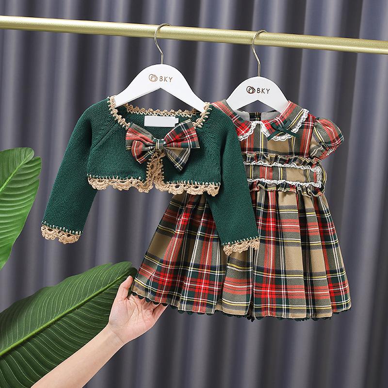Girl's Dresses Baby Girl Spanish For Children Lolita Princess Ball Gown Infant Vintage Plaid Boutique Dress With Knitted CardigansGirl's, Coats and dresses
Girl's Dresses Baby Girl Spanish For Children Lolita Princess Ball Gown Infant Vintage Plaid Boutique Dress With Knitted CardigansGirl's, Coats and dresses