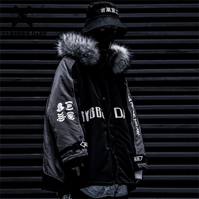 11 BYBB'S DARK Detachable Hip Hop Hooded Parkas Jackets Men Harajuku Overcoat Casual Streetwear Male Thick Winter Padded Coat 201201, Black
11 BYBB'S DARK Detachable Hip Hop Hooded Parkas Jackets Men Harajuku Overcoat Casual Streetwear Male Thick Winter Padded Coat 201201, Black
