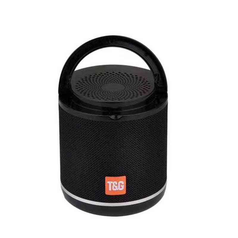 TG518 Mini Speakers Small Column Wireless Speaker 3D Stereo Bluetooth Speakers Support FM Radio AUX TF Card Portable Speaker G220326