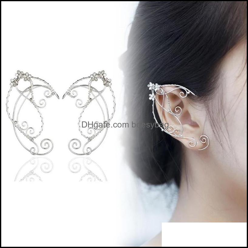 Elf Ear Cuffs Clip-On Earrings Wing Tassel Filigree Fairy Wrap Een Cosplay Fantasy Costume 220401 Drop Delivery 2021 Stud Jewelry 2D1Tb
Elf Ear Cuffs Clip-On Earrings Wing Tassel Filigree Fairy Wrap Een Cosplay Fantasy Costume 220401 Drop Delivery 2021 Stud Jewelry 2D1Tb