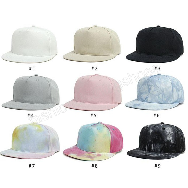 Kids Baseball Caps Baby Summer Adjustable Cap Ins Tie Dye Blank Ball Hats Casual Beach Outdoor Hat Fashion Ponytail Cap