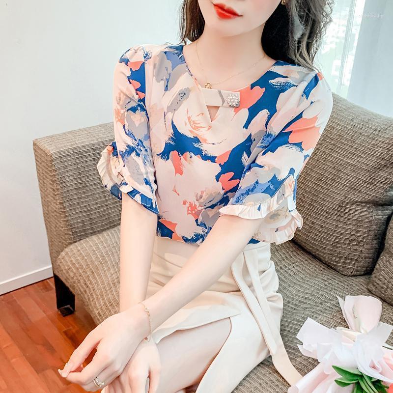 Women' Blouses & Shirts Blouse Women Summer 2022 Fashion Floral Print Chiffon Blusas Womens Tops And DropWomen' Chee22, Yellow flowers
Women' Blouses & Shirts Blouse Women Summer 2022 Fashion Floral Print Chiffon Blusas Womens Tops And DropWomen' Chee22, Yellow flowers