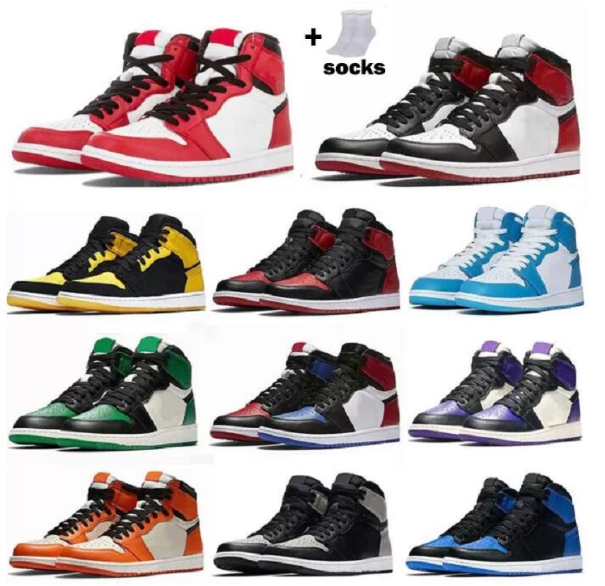 New kids Big boy Jumpman 1 1s OG High Basketball Shoes Pine Green Black Court Purple Royal Bred Toe NC Obsidian UNC game Sneakers trainers
New kids Big boy Jumpman 1 1s OG High Basketball Shoes Pine Green Black Court Purple Royal Bred Toe NC Obsidian UNC game Sneakers trainers