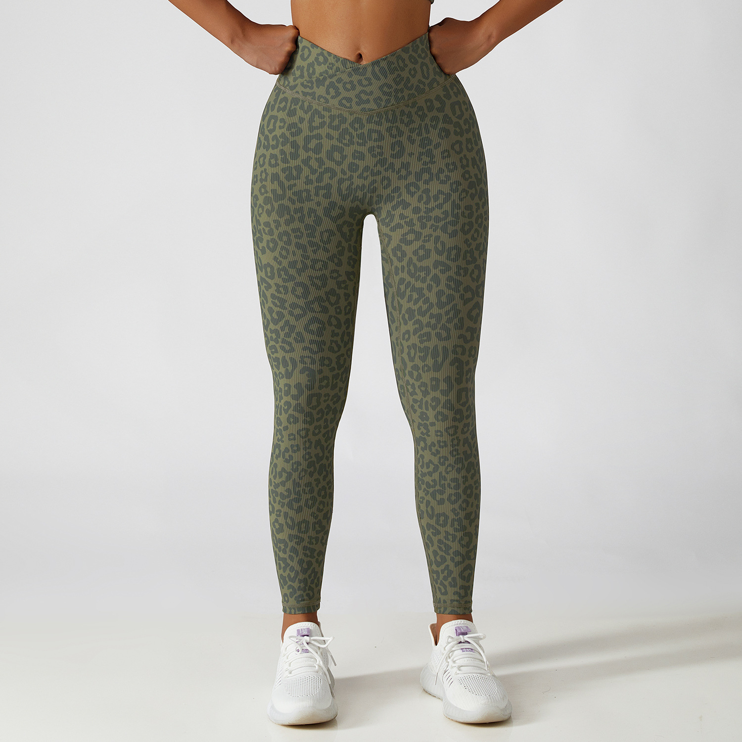 Leopard Print High Waist Yoga Pants Quick-Drying Sports Tights Camouflage Peach Belly Contracting Hip Raise Fitness Leggings, Leopard green
Leopard Print High Waist Yoga Pants Quick-Drying Sports Tights Camouflage Peach Belly Contracting Hip Raise Fitness Leggings, Leopard green