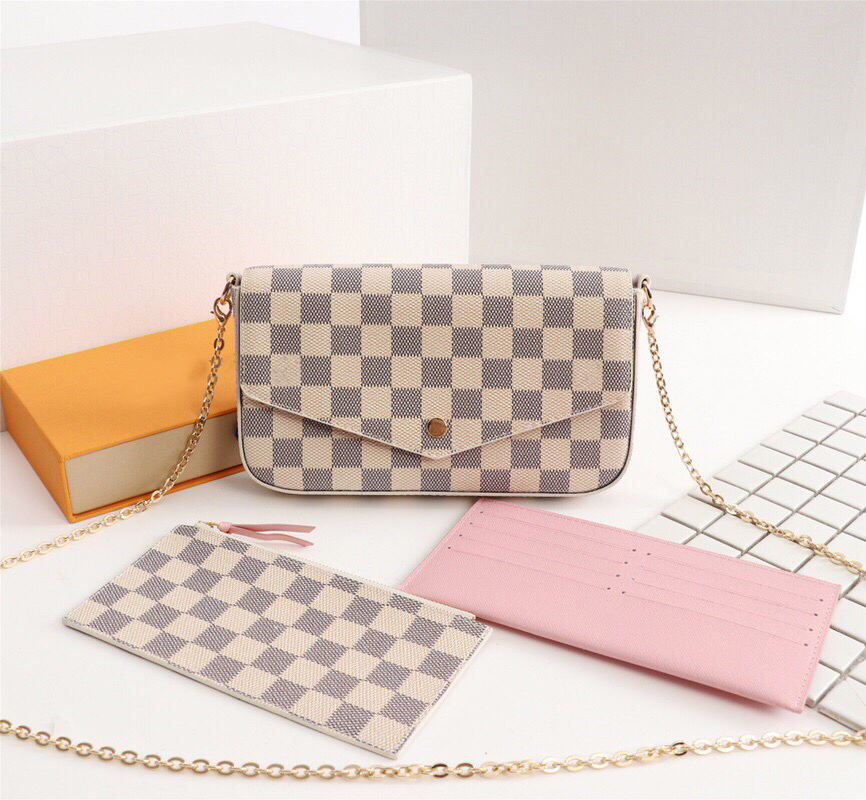Fashion Handheld Top Quality Luxury Leather Wallet Designer Wallet Holder Coin Purse Handbag Women's 3 Piece Tote Key Pouch 61276, Contact me
Fashion Handheld Top Quality Luxury Leather Wallet Designer Wallet Holder Coin Purse Handbag Women's 3 Piece Tote Key Pouch 61276, Contact me
