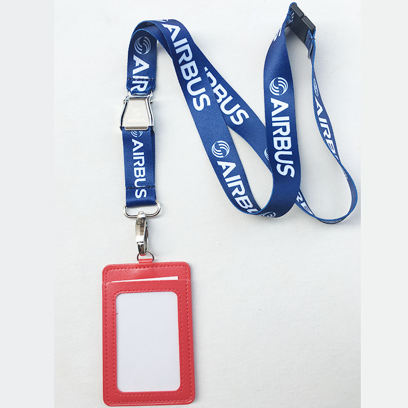 Keychain Airbus Airline Airplane Aircraft Seat Belt Buckle Lanyard for Pilot Flight Crew's License Honored Guest VIP ID Card Holder Keyring Emplo
