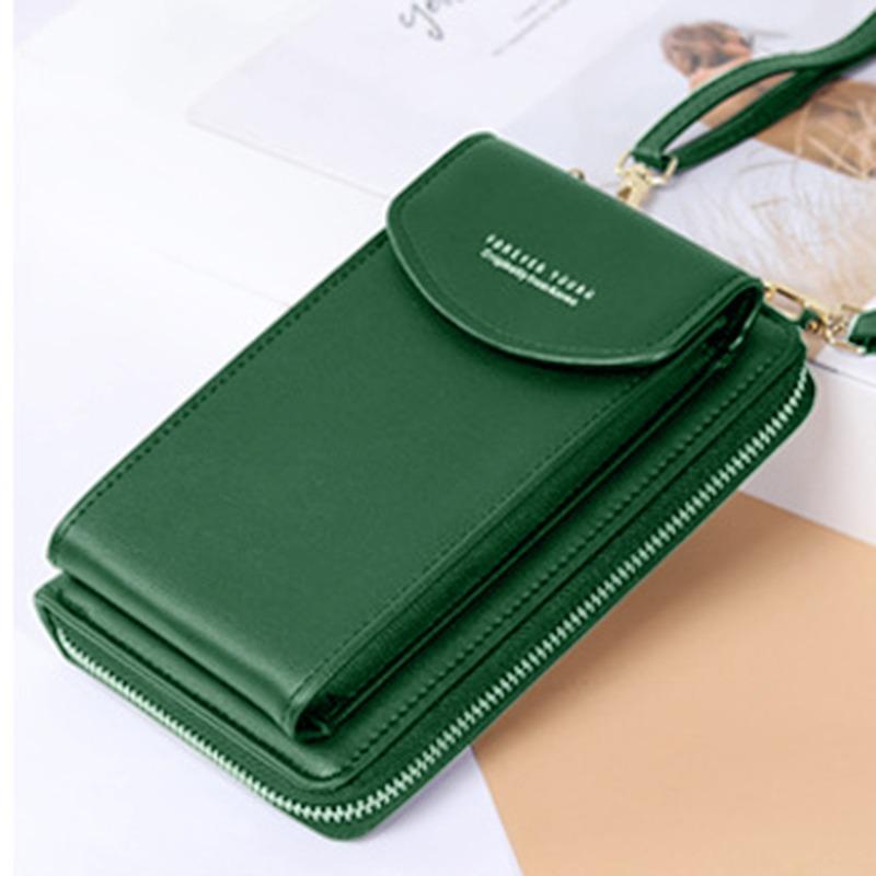 Evening Bags Women Wallet Shoulder Mini Leather Straps Mobile Phone Big Card Holders Handbag Money Pockets Small Bagsevening