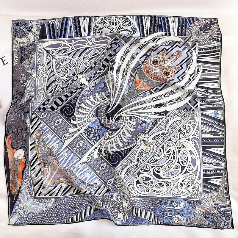 Scarves Retro 90*90 Cm Silk Scarf Hand Rolled Edges Bandana Top Foulard Femme Head Neck Shawls
Scarves Retro 90*90 Cm Silk Scarf Hand Rolled Edges Bandana Top Foulard Femme Head Neck Shawls
