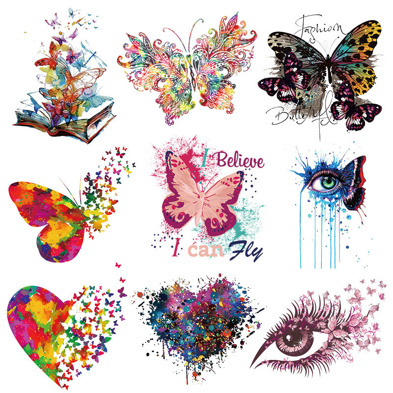 Sewing Notions Colorful Butterfly Iron on Patches Cute Animal Stickers Washable Transfer Decals DIY T Shirt Jeans Backpacks Families Clothing Hat Applique
Sewing Notions Colorful Butterfly Iron on Patches Cute Animal Stickers Washable Transfer Decals DIY T Shirt Jeans Backpacks Families Clothing Hat Applique